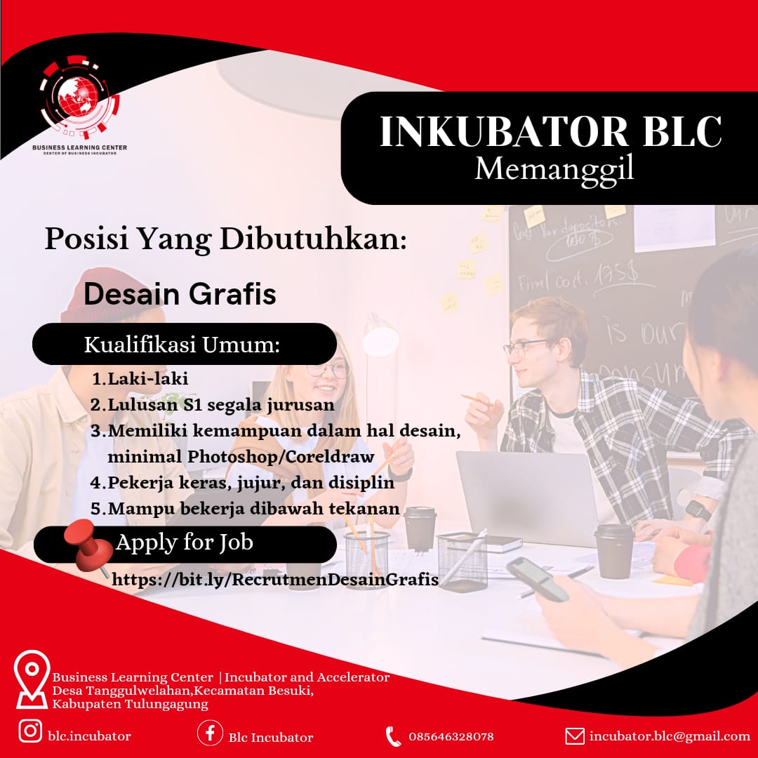 OPEN REKRUTMEN DESAIN GRAFIS